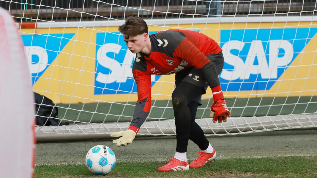 Jonas Urbig beim Training am Mittwochvormittag. Kurz darauf war Schluss für ihn. (Foto: Bucco)