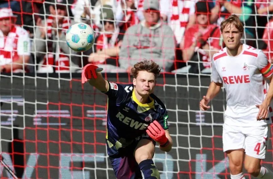 Eines seiner letzten FC-Spiele? Jonas Urbig im Oktober gegen Ulm. (Foto: Bucco)