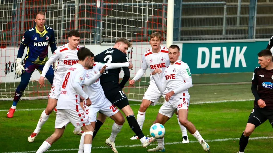 Der 1. FC Köln bei seiner Generalprobe gegen Viktoria Köln. (Foto: Bucco)