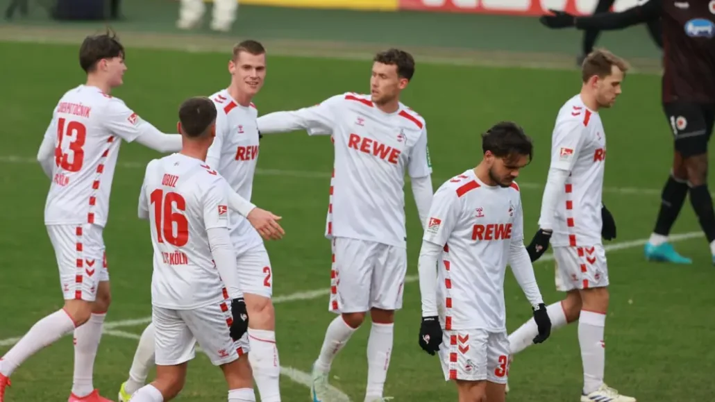 Luca Waldschmidt (M.) traf gegen Viktoria Köln doppelt. (Foto: Bucco)