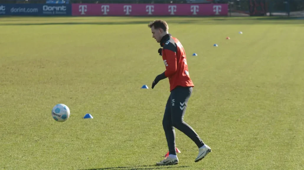 Jacob Christensen beim individuellen Training am Sonntag. (Foto: GEISSBLOG)