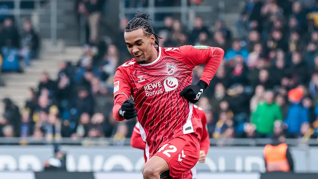 Damion Downs traf zum 2:1 in Braunschweig. (Foto: IMAGO / Beautiful Sports)