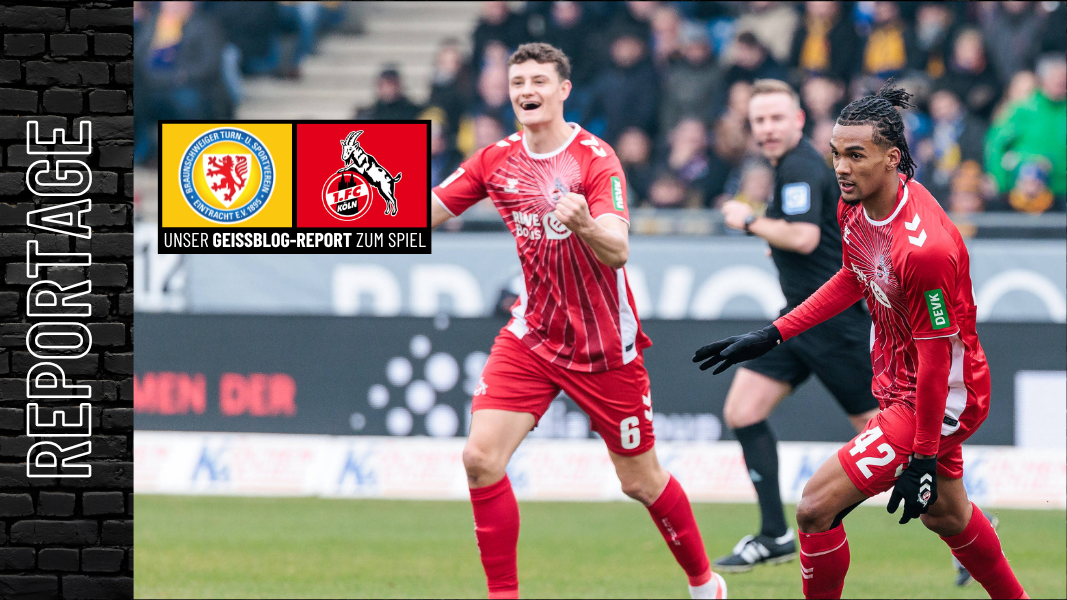 Eric Martel und Damion Downs trafen für den 1. FC Köln in Braunschweig. (Foto: IMAGO / Beautiful Sports)