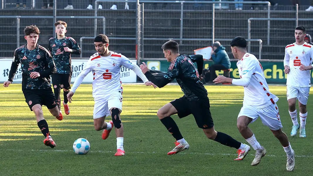 Fayssal Harchaoui gegen den FC Bayern. (Foto: Bucco)