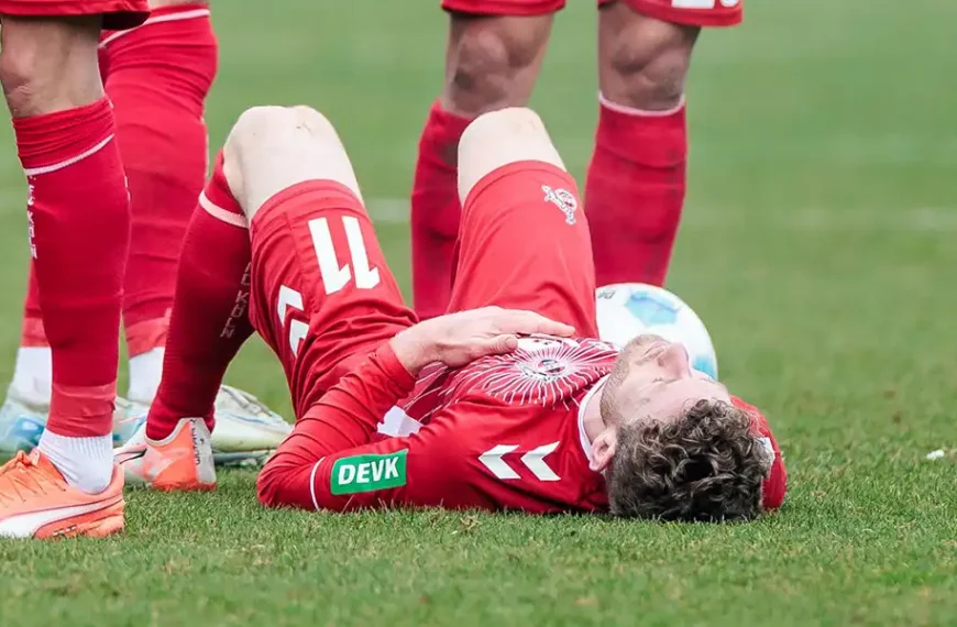 Florian Kainz in Braunschweig am Boden. (Foto: IMAGO / Beautiful Sports)