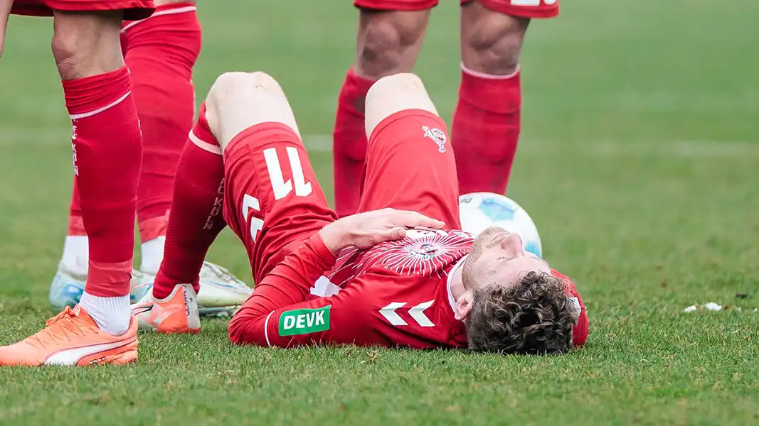 Florian Kainz in Braunschweig am Boden. (Foto: IMAGO / Beautiful Sports)