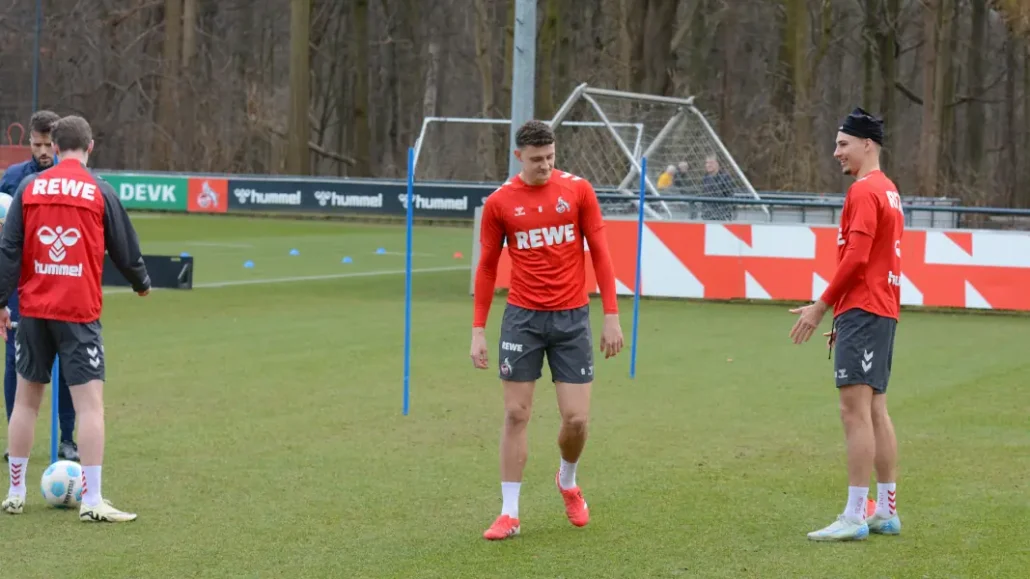 Tim Lemperle und Eric Martel arbeiten an der Rückkehr ins Mannschaftstraining. (Foto: GEISSBLOG)