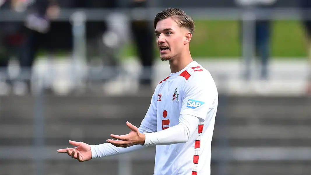 Gabriel Miocevic im Trikot der U19 des 1. FC Köln. (Foto: IMAGO / Fotografie73)