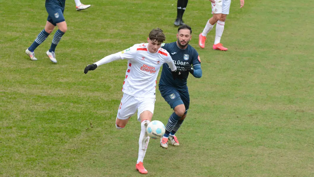 Jaka Cuber Potocnik beim U21-Spiel gegen Wiedenbrück. (Foto: GEISSBLOG)