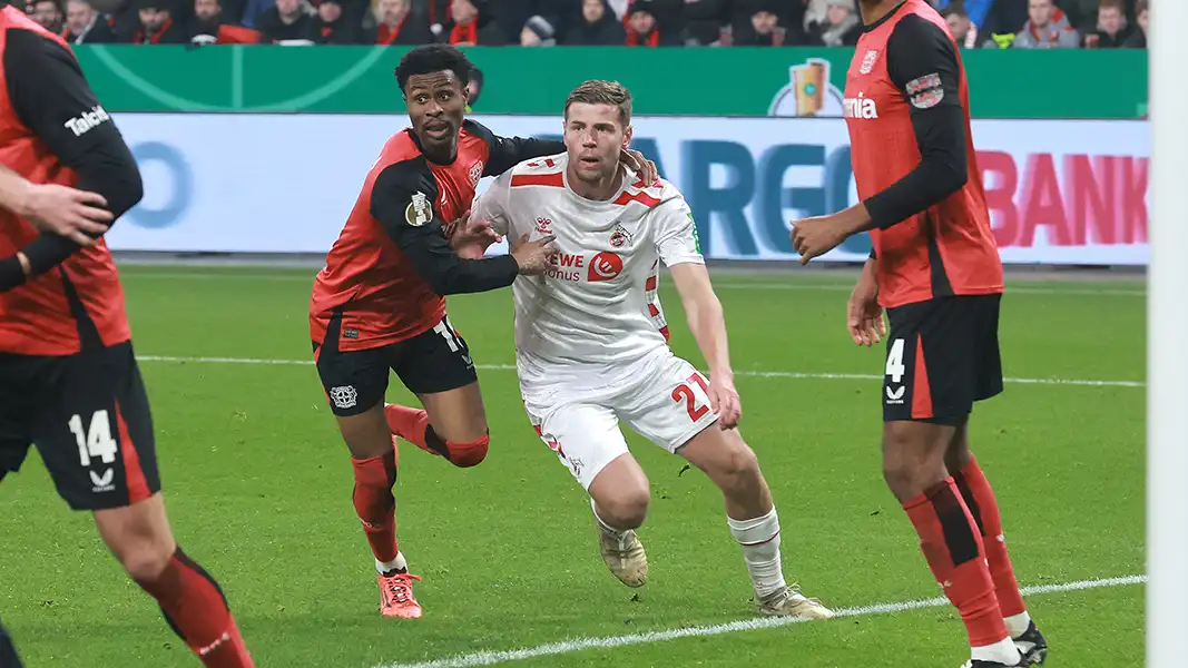 Imad Rondic bei seinem FC-Debüt gegen Leverkusen. (Foto: Bucco)