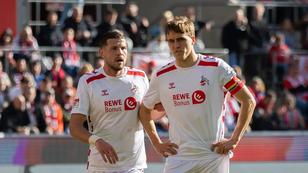 Imad Rondic und Timo Hübers gegen Düsseldorf. (Foto: IMAGO / Jürgen Schwarz)