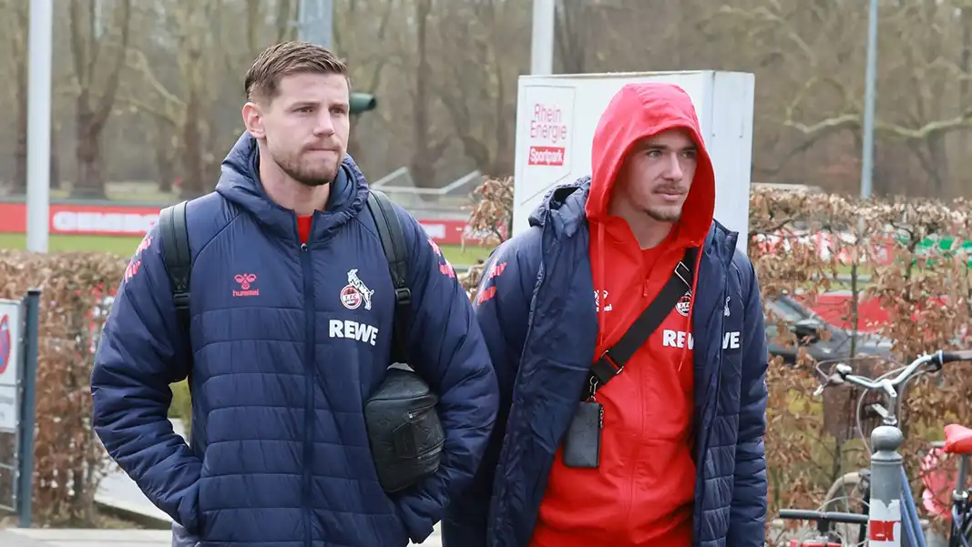 Imad Rondic und Anthony Racioppi bei der Abfahrt am Freitag. (Foto: Bucco)