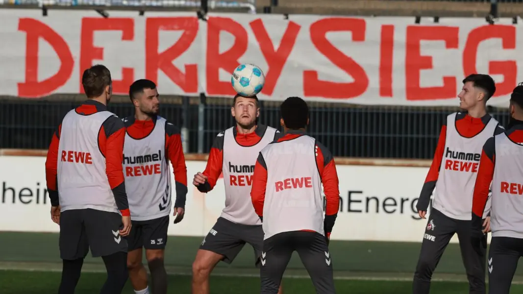 Imad Rondic (am Ball) bei seinem ersten Training als FC-Profi. (Foto: Bucco)