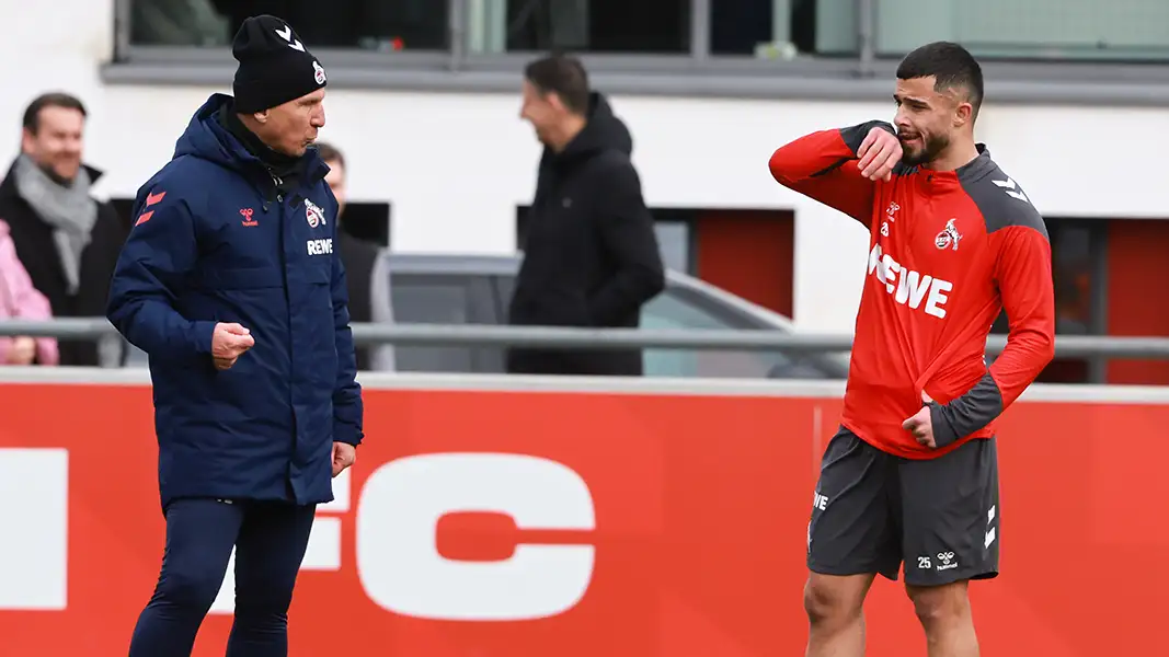 Gerhard Struber zusammen mit Jusuf Gazibegovic. (Foto: Bucco)