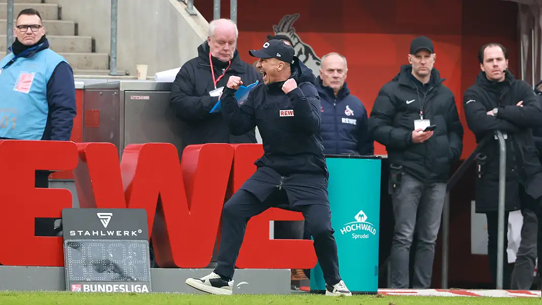 Erleichterung bei Gerhard Struber nach dem Sieg über Schalke. (Foto: Bucco)