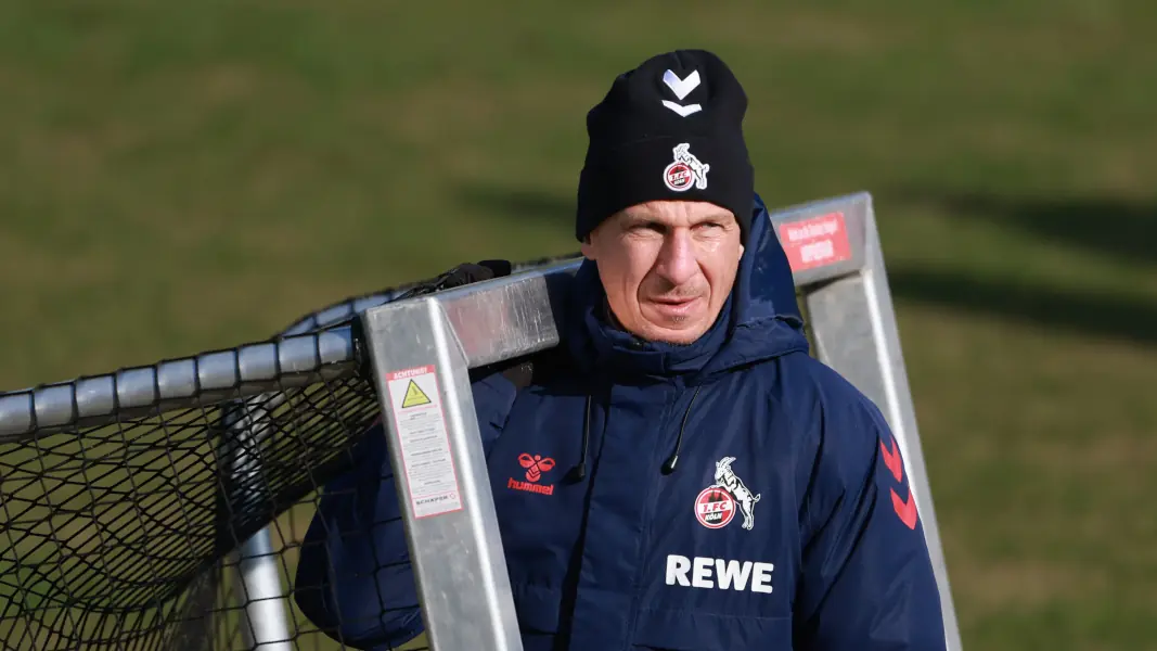 FC-Trainer Gerhard Struber vor dem Derby gegen Fortuna Düsseldorf. (Foto: Bucco)