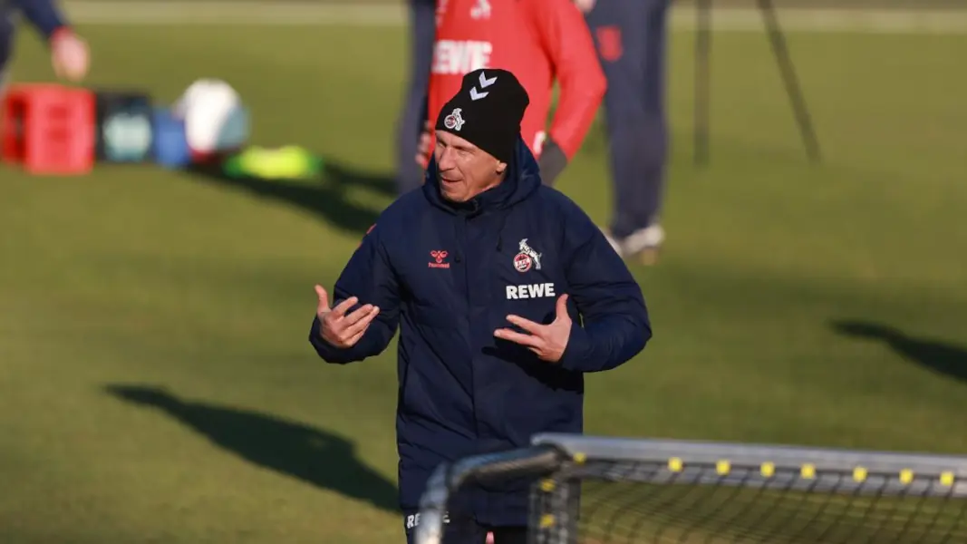 Gerhard Struber beim Training am Montag. (Foto: Bucco)