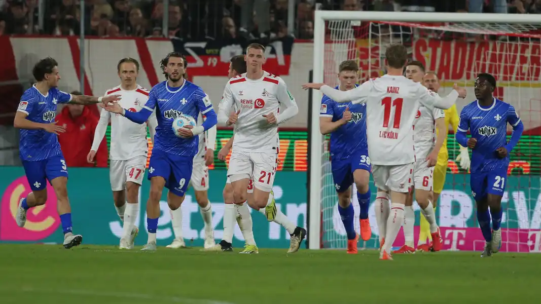 Mathias Olesen, Steffen Tigges und Florian Kainz mussten gegen den SV Darmstadt zur Halbzeit raus. (Foto: Bucco)