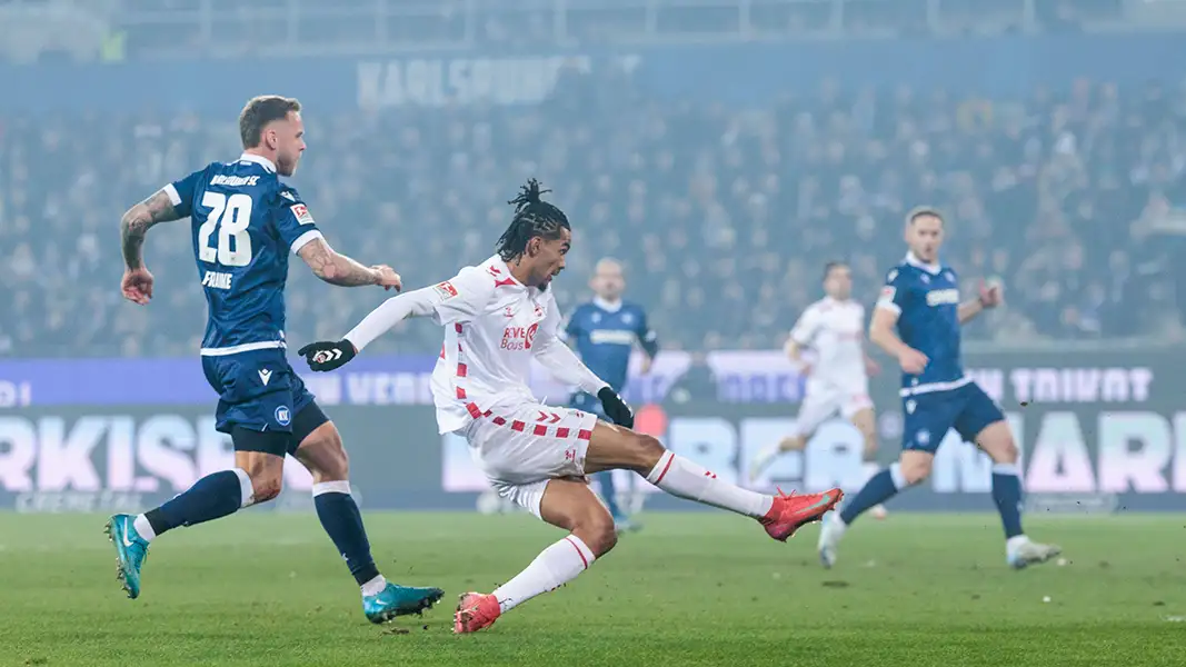 Damion Downs hat sich gegen Karlsruhe an der linken Hand verletzt. (Foto: IMAGO / Beautiful Sports)