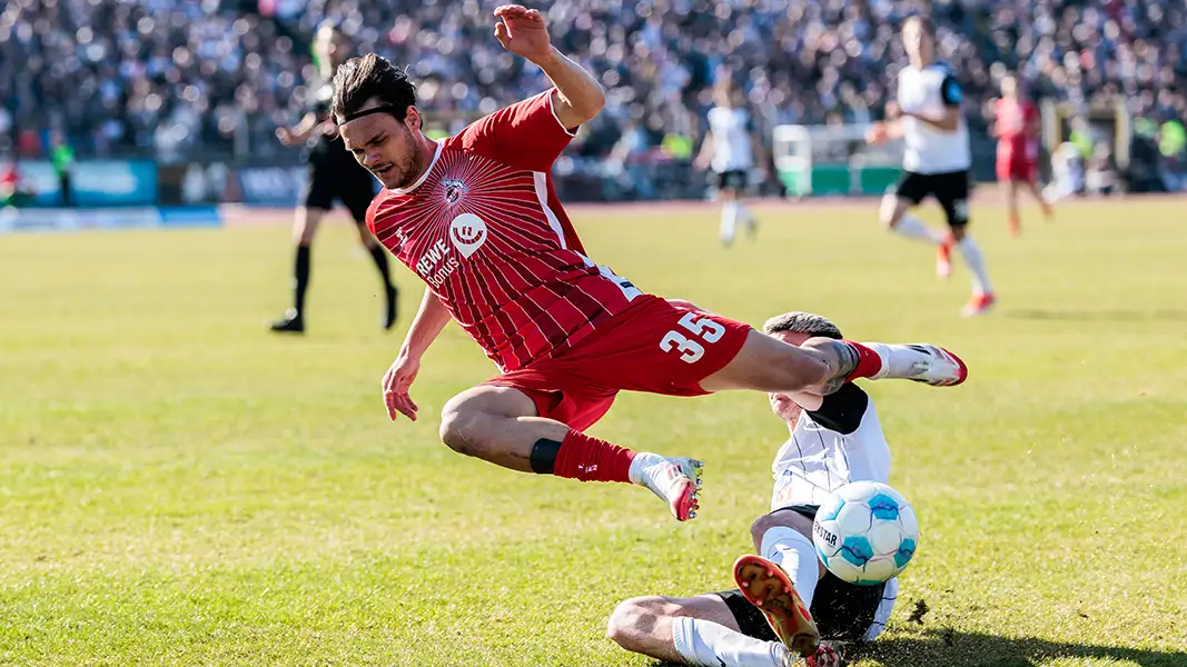 Max Finkgräfe fehlte offensiv in Ulm häufig der Mut. (Foto: IMAGO / Beautiful Sports)