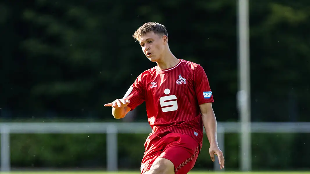 Jonathan Friemel hat für die U19 spät zum Sieg getroffen. (Foto: IMAGO / Beautiful Sports)