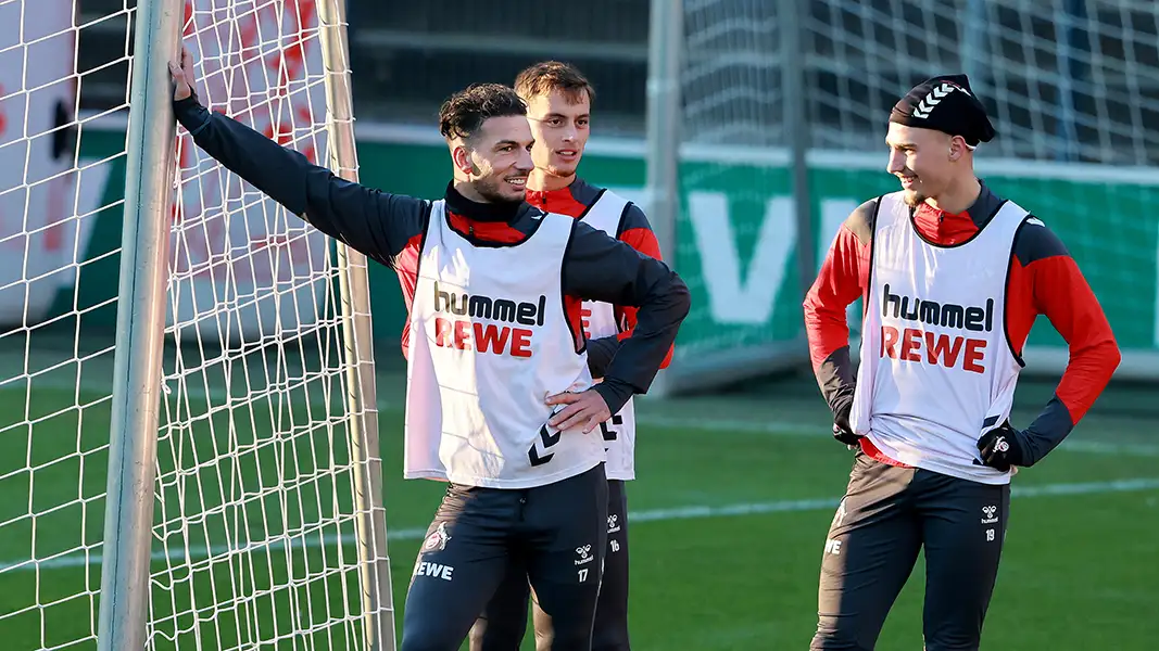 Wieder voll im Mannschaftstraining: Leart Pacarada und Tim Lemperle. (Foto: Bucco)