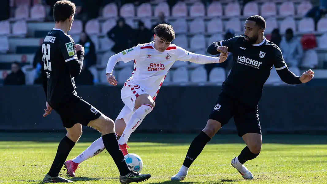 Jaka Cuber Potocnik für die U21 gegen Rödinghausen. (Foto: IMAGO / Beautiful Sports)