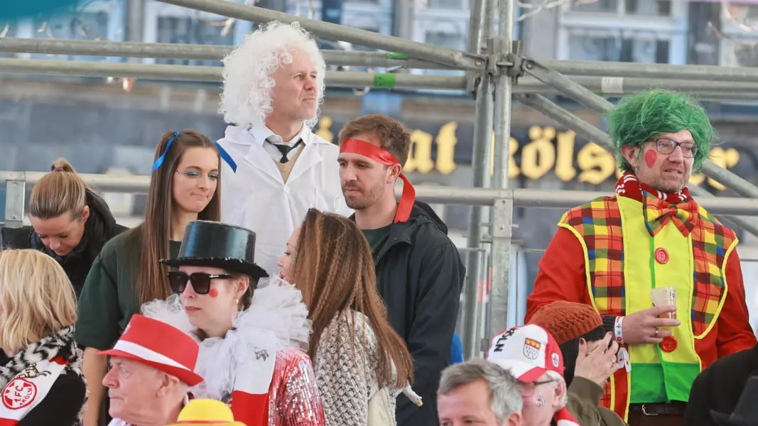 Co-Trainer Bernd Eibler auf der FC-Tribüne am Heumarkt. (Foto: Bucco)