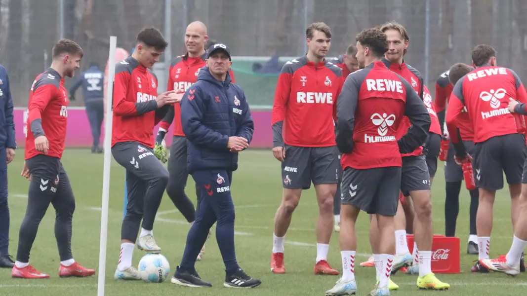 Gerhard Struber ging beim Training am Dienstag immer wieder dazwischen. (Foto: GEISSBLOG)