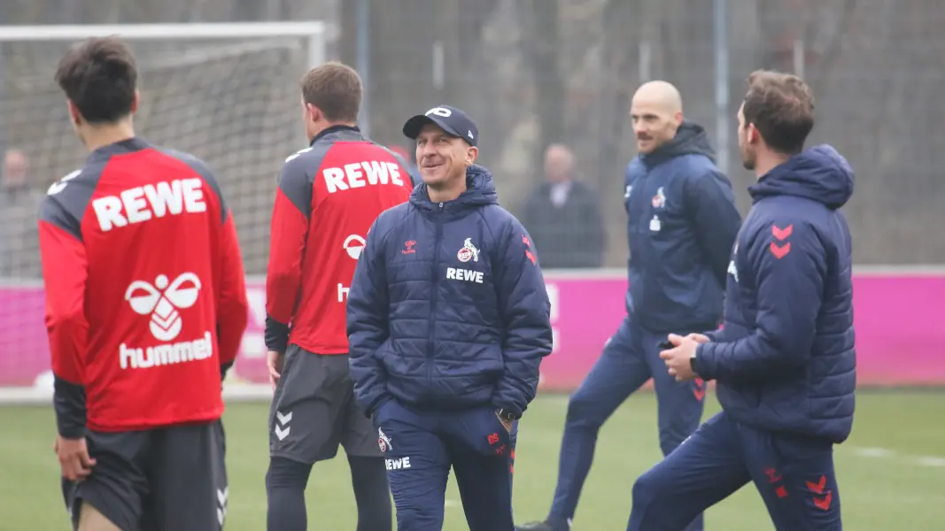 Gerhard Struber beim einzigen öffentlichen Training dieser Woche. (Foto: GEISSBLOG)