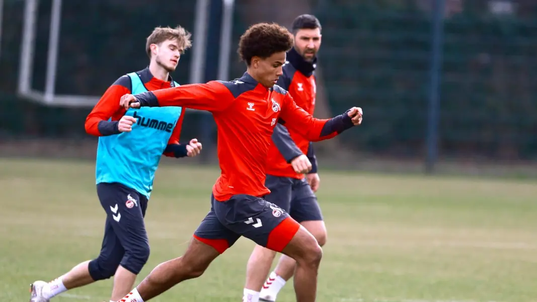 Neo Telle beim Abschlusstraining der U21 am Freitag. (Foto: Bucco)