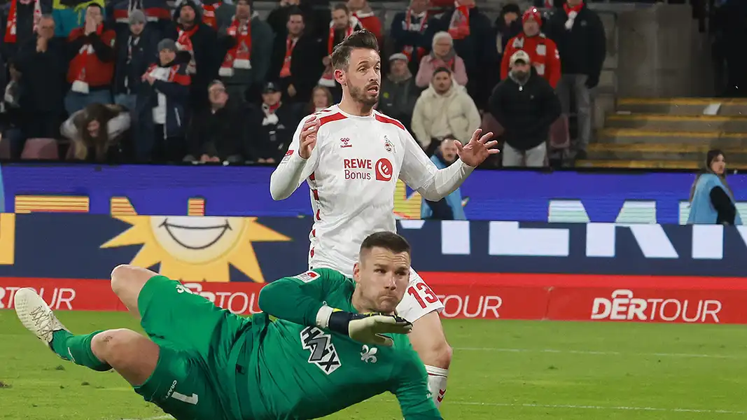 Mark Uth mit einer seiner Chancen gegen Darmstadt. (Foto: Bucco)