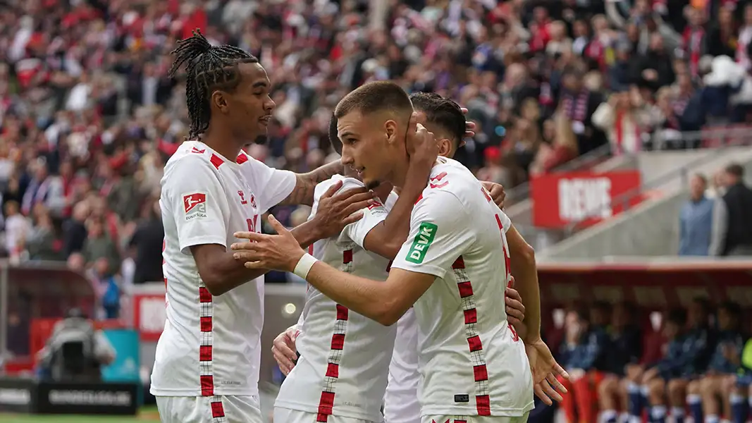 Tim Lemperle und Damion Downs könnten gegen Münster wieder zusammen in der Startelf stehen. (Foto: IMAGO / Chai v.d. Laage)