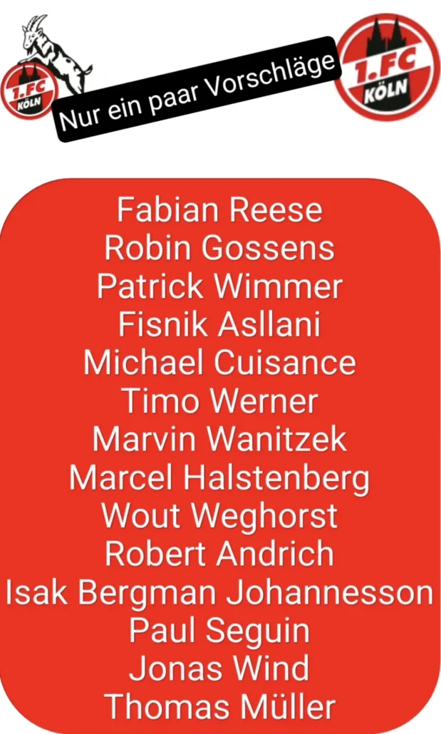 Bei diesen Spielern sollte der 1. FC Köln laut Pierre Littbarski mal anklopfen. (Foto: instagram.com/pierre.littbarski7)