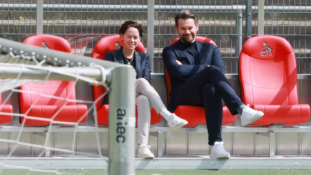 Sportchefin Nicole Bender-Rummler mit Thomas Kessler. (Foto: Bucco)