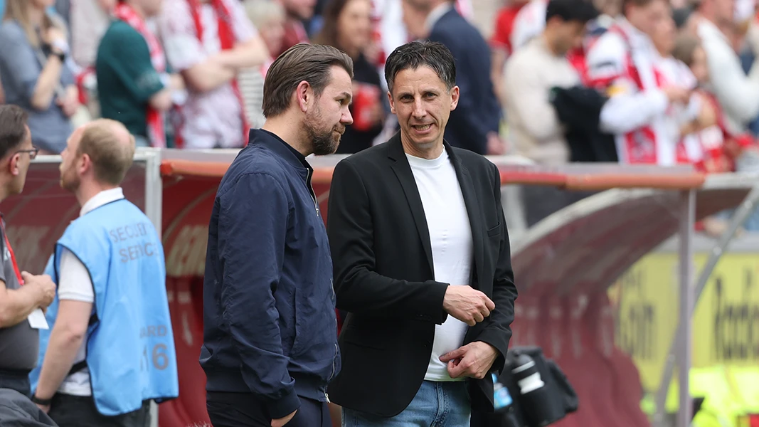 Thomas Kessler und Christian Keller planen den neuen FC-Kader. (Foto: Bucco)