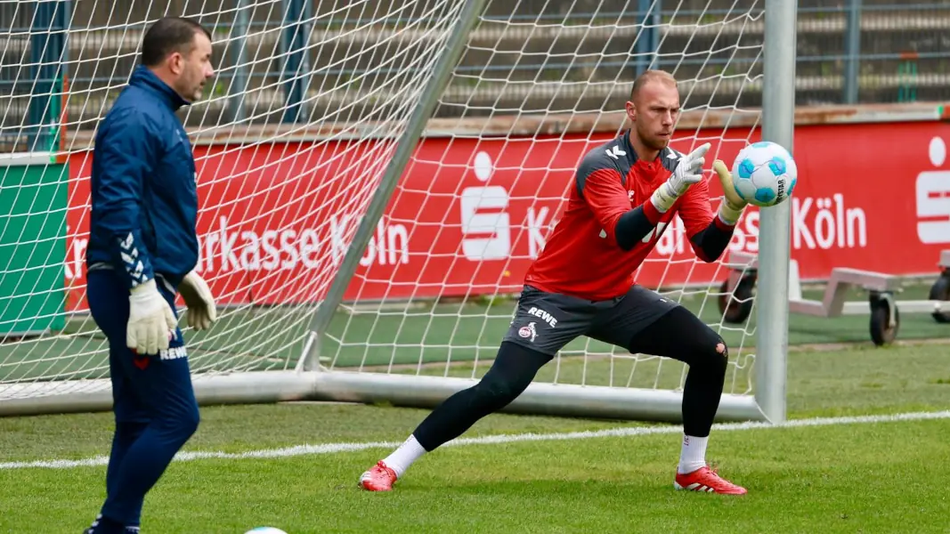 Marvin Schwäbe beim ersten Funkel-Training. (Foto: Bucco)