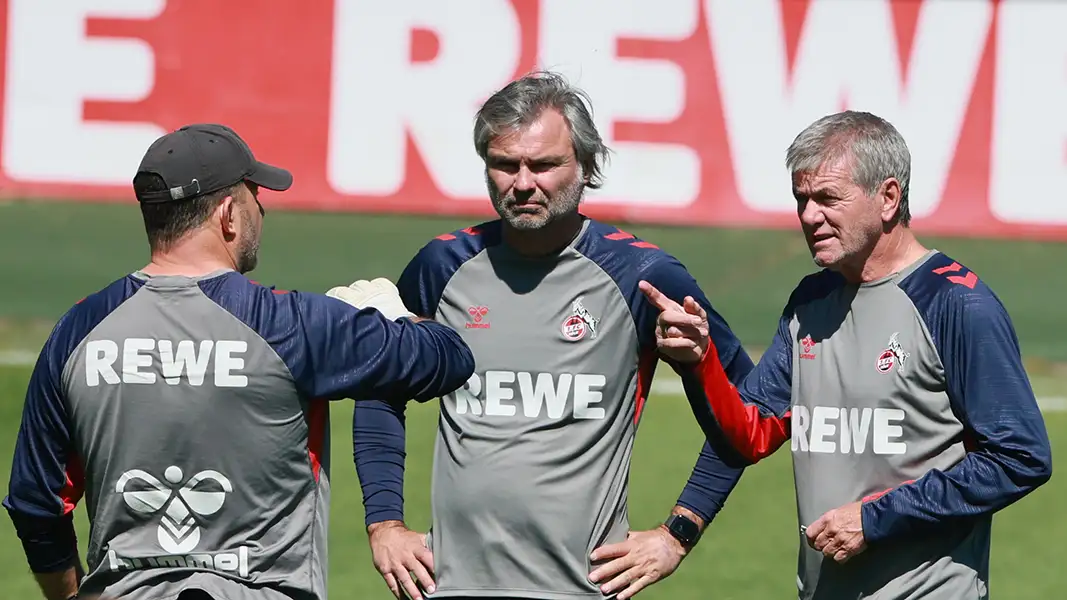 Peter Greiber, Matthias Lust und Friedhelm Funkel. (Foto: Bucco)