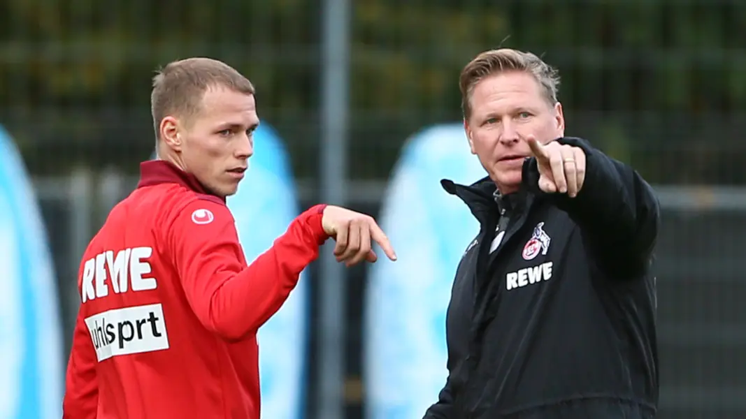 Ondrej Duda und Markus Gisdol gemeinsam beim 1. FC Köln. (Foto: Bucco)