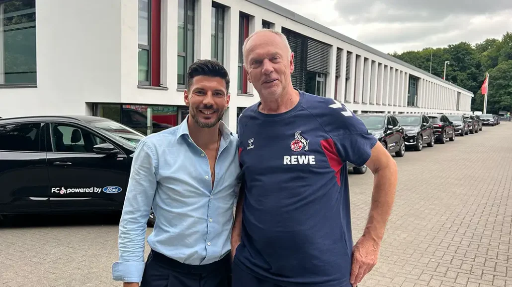 Milos Jojic mit Kresimir Ban am Freitag beim FC. (Foto: GEISSBLOG)