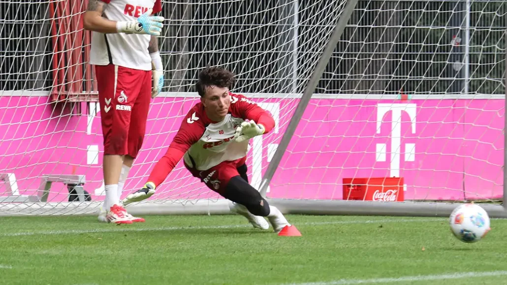 Mikolaj Marutzki im Profi-Training. (Foto: GEISSBLOG)