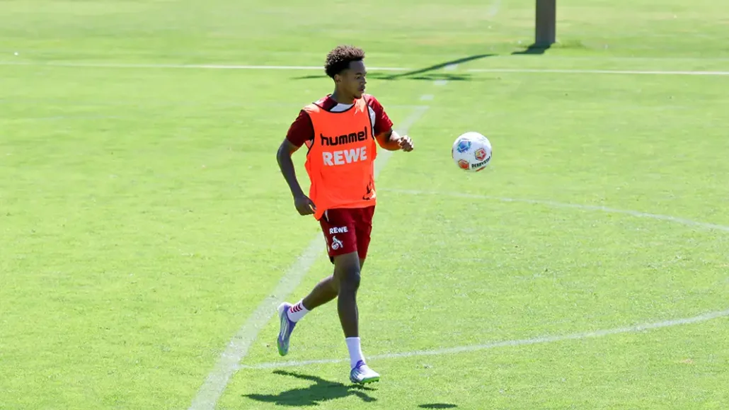 Youssoupha Niang im Trainingslager des 1. FC Köln. (Foto: GEISSBLOG)