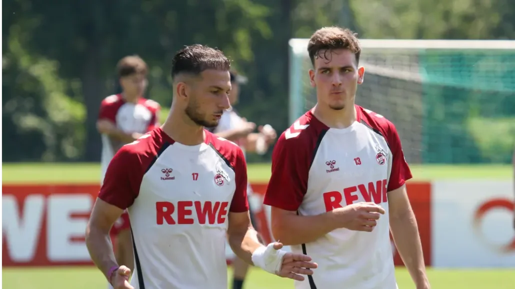 Leart Pacarada mit Said El Mala. (Foto: GEISSBLOG)