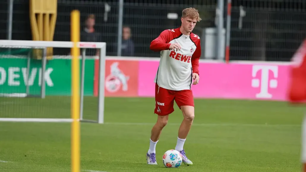 Marius Bülter trainiert erstmals mit dem FC. (Foto: Bucco)