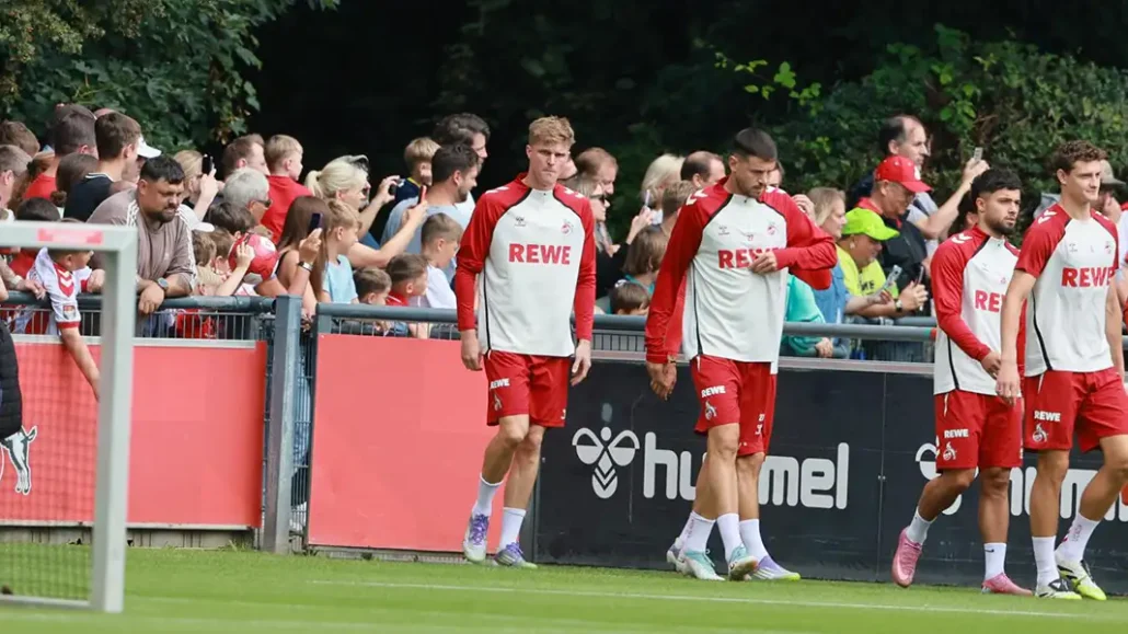 Marius Bülter trainiert erstmals mit dem FC. (Foto: Bucco)