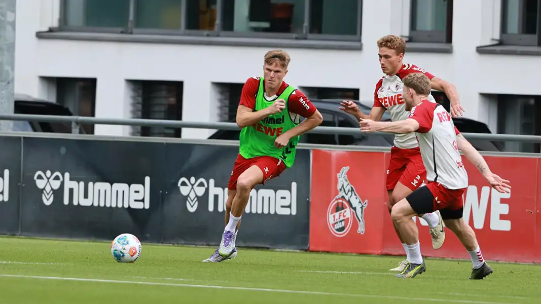 Marius Bülter trainiert erstmals mit dem FC. (Foto: Bucco)