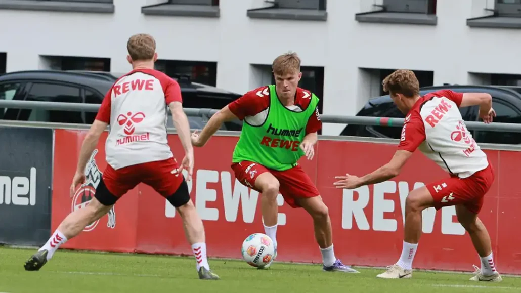 Marius Bülter trainiert erstmals mit dem FC. (Foto: Bucco)