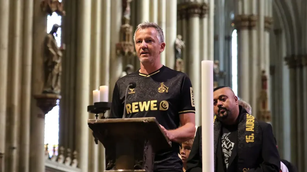 Die Andacht des 1. FC Köln im Kölner Dom. (Foto: GEISSBLOG)