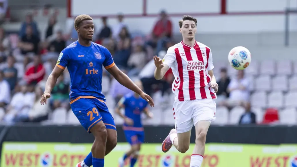 Malek El Mala traf gegen Siegen erstmals für die U21 des 1. FC Köln. (Foto: IMAGO / Beautiful Sports)