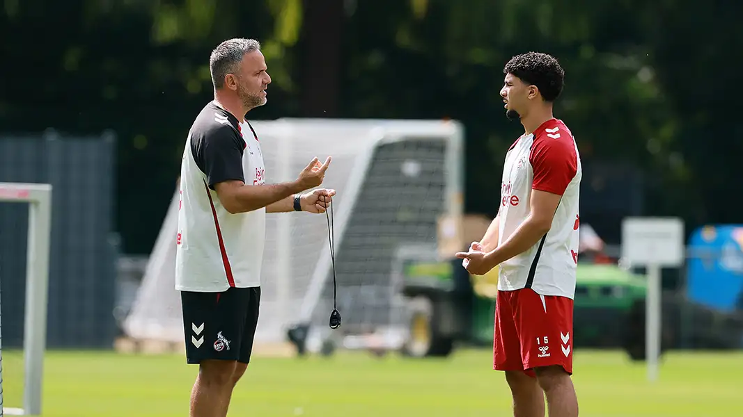 Evangelos Sbonias und Fayssal Harchaoui. (Foto: Bucco)